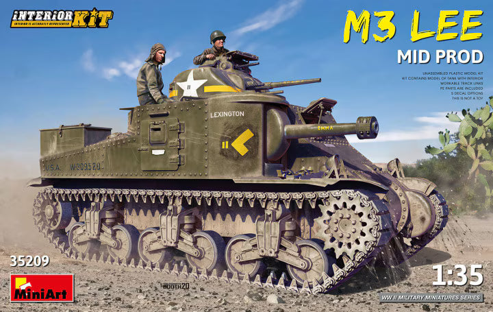MiniArt 1/35 M3 Lee Mid Prod - Interior Kit (35209)