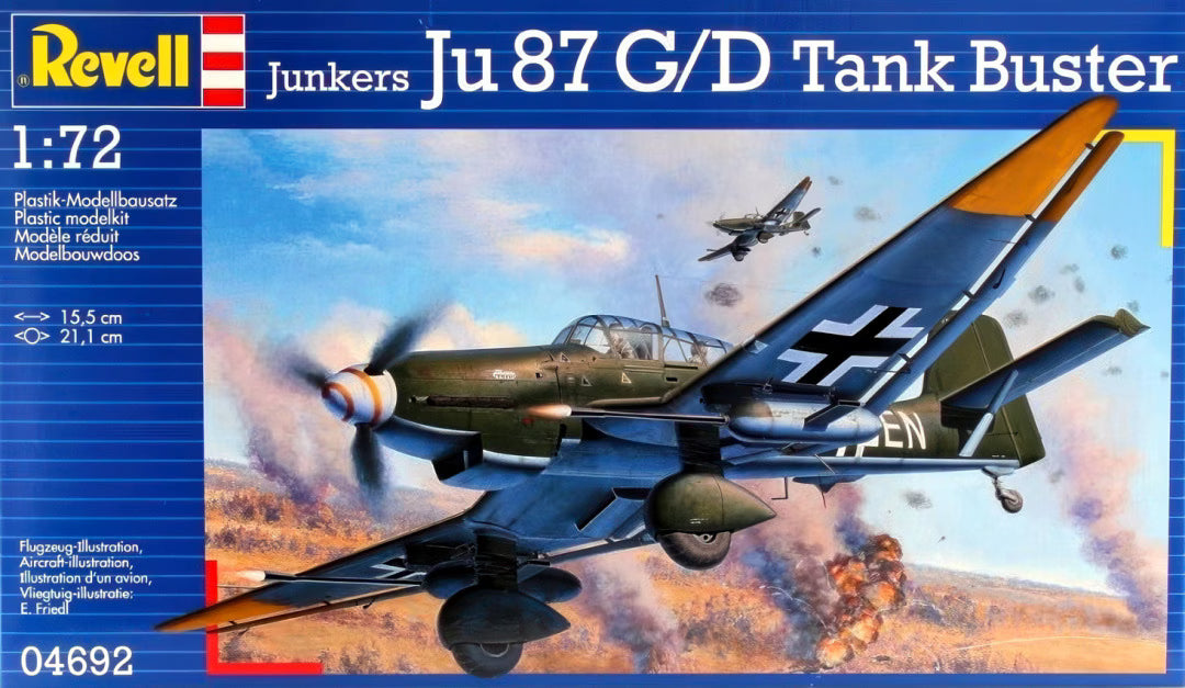 Revell 1/72 Junkers Ju 87 G/D Tank Buster (04692)