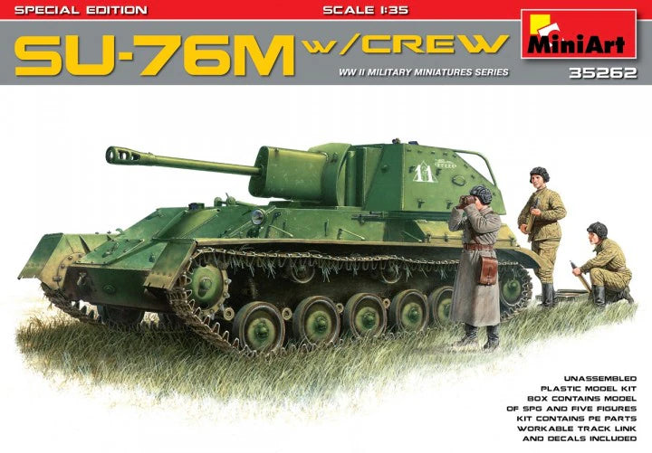 MiniArt 1/35 SU-76M w/Crew (Special Edition) (35262)