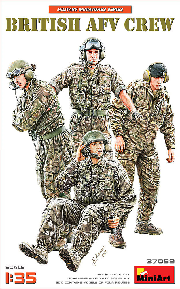 MiniArt 1/35 British AFV Crew (37059)