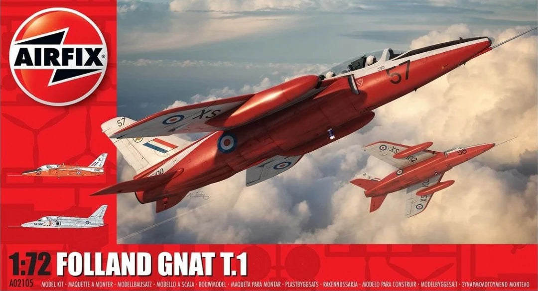 Airfix 1/72 Folland Gnat T.1 (A02105)