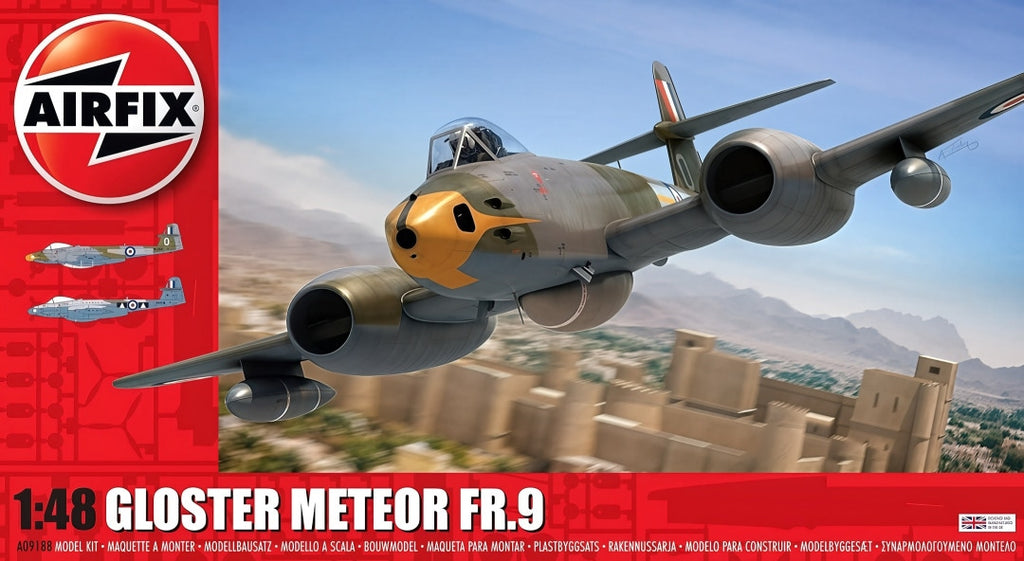 Airfix 1/48 Gloster Meteor FR.9 (A09188) — New — image 1 of 5