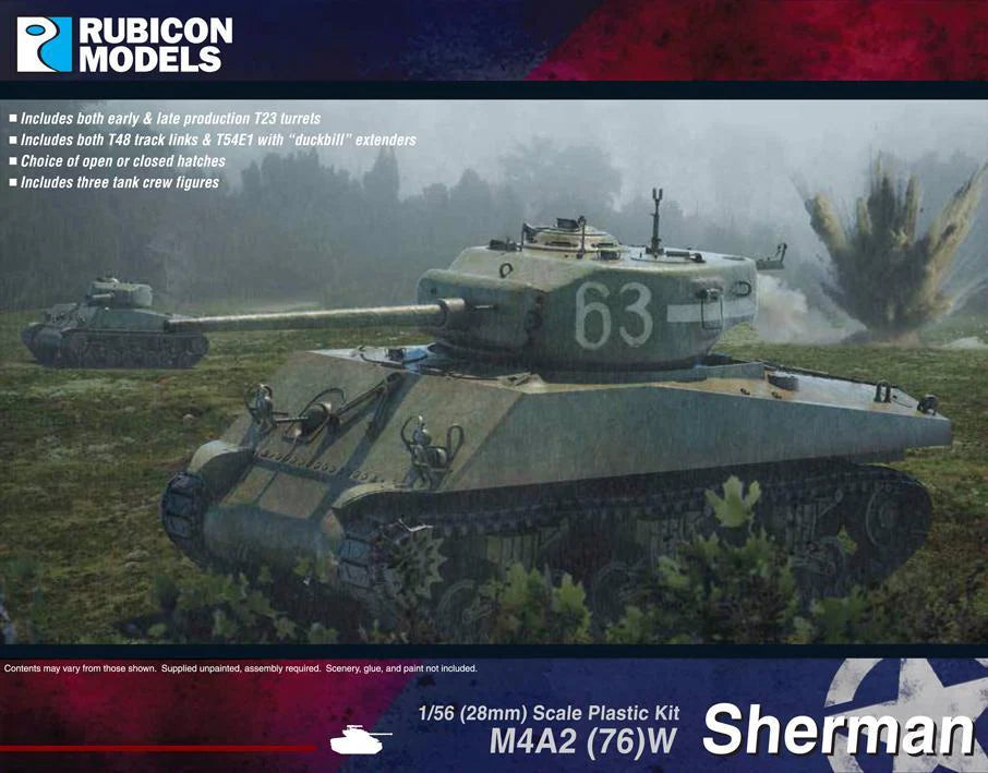 Rubicon Models 1/56 M4A2(W)76 Sherman (280054)