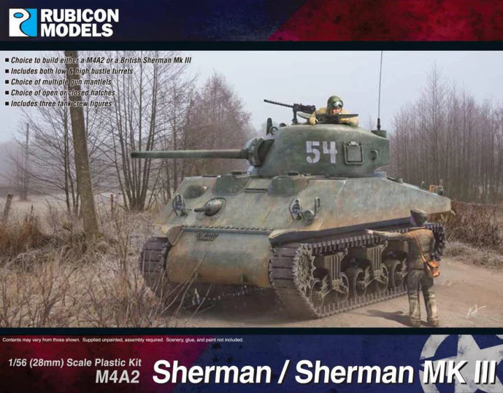Rubicon Models 1/56 M4A2 Sherman / Sherman Mk III (280055)