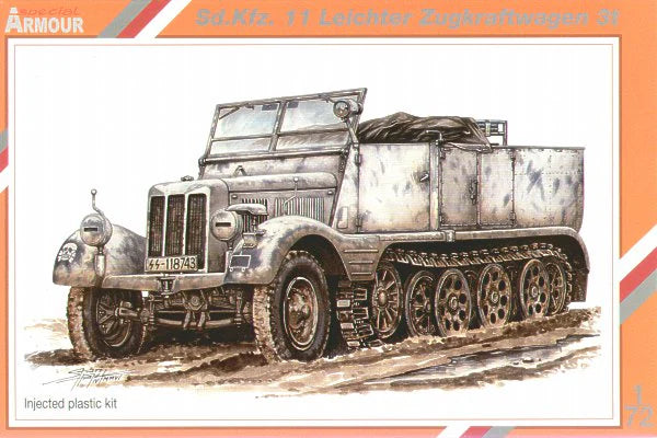 Special Armour 1/72 Sd.Kfz. 11 Leichter Zugkraftwagen 3t (72002)