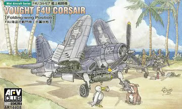 AFV Club 1/144 Vought F4U Corsair (Folding Wing Position) (AR14408)