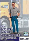 Master Box Ltd 1/24 Truckers Series Stan Long Haul Thompson (MB24042)