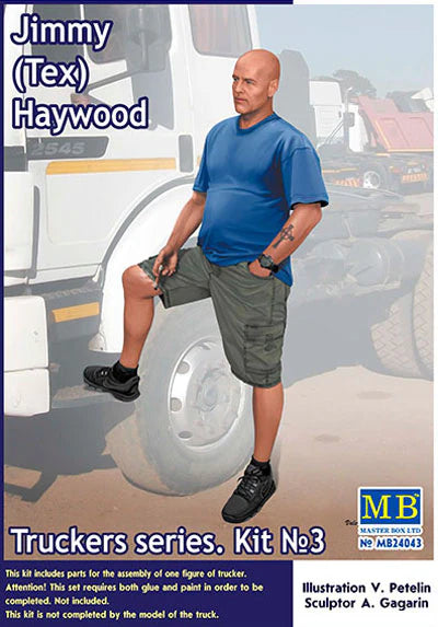 Master Box Ltd 1/24 Truckers Series Jimmy (Tex) Heywood (MB24043)
