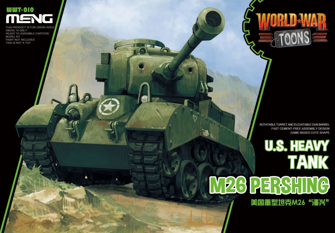 Meng Tank World War Toon M26 Pershing US Heavy (WWT-010)