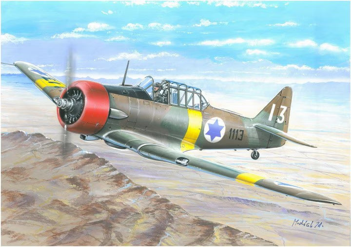 Valom 1/144 North-American T-6 Texan camouflaged (14410)