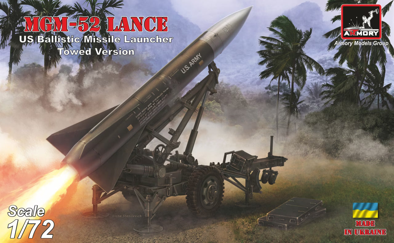 Armory Models Group 1/72 MGM-52 Lance US Ballistic Missile Launcher Towed Version (#72432)