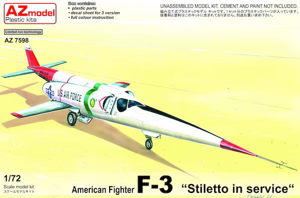 AZmodel 1/72 American Fighter F-3 "Stiletto in service" (AZ7598)