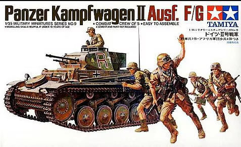 Tamiya 1/35 Panzerkampfwagen II Ausf. F/G (35009)