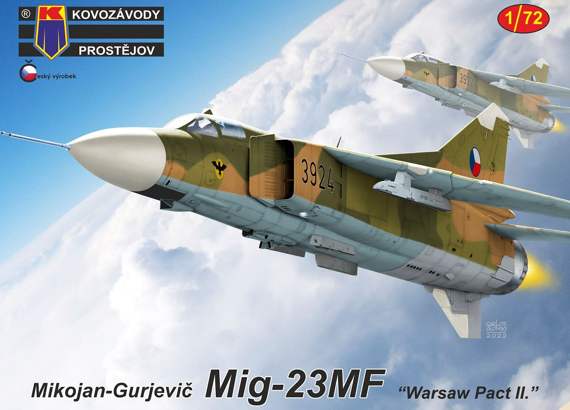 KP Models 1/72 Mikoyan-Gurevich MiG-23MF "Warsaw Pact II." (KPM0308) — New — Aircraft, cold-war, Military