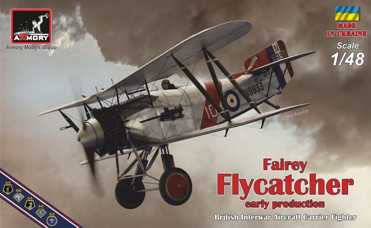Armory Models Group 1/48 Fairey Flycatcher Early Production British Interwar Aircraft Carrier Fighter (#48001)
