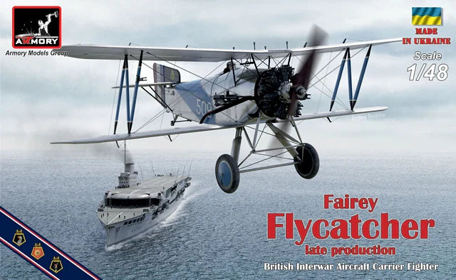 Armory Models Group 1/48 Fairey Flycatcher Late Production Bristish Interwar Aircraft Carrier Fighter (#48002)