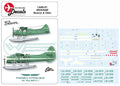 Lima November Decals 1/48 de-Havilland-Canada DHC-2 Beaver & de-Havilland-Canada DHC-3 Otter Wideroe Includes masks for the windows (Hobbycraft kits) (LN48-01)