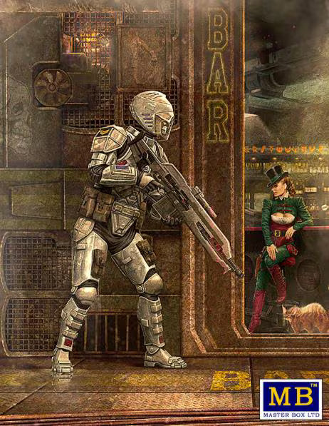 Master Box Ltd 1/24 At The Edge of The Universe Tiberious "Ty" Constellation Hackington III (MB24054)