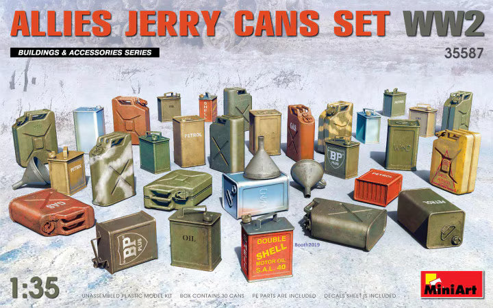 MiniArt 1/35 Allies Jerry Cans Set WW2 (35587)