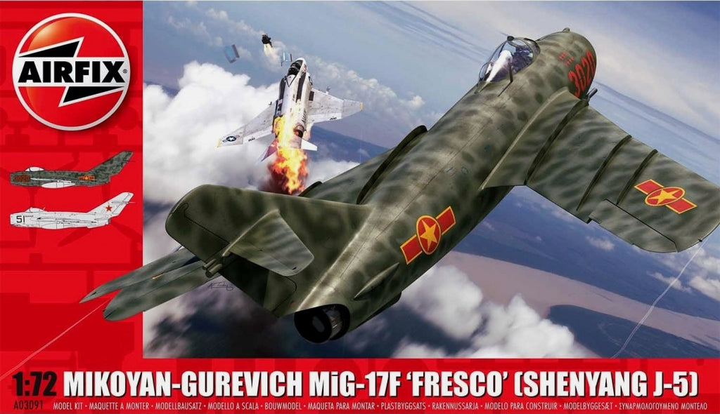 Airfix 1/72 Mikoyan-Gurevich MiG-17F 'Fresco' [Shenyang J-5] (A03091)