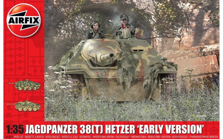 Airfix 1/35 Jagdpanzer 38(t) Hetzer Early Version (A1355)