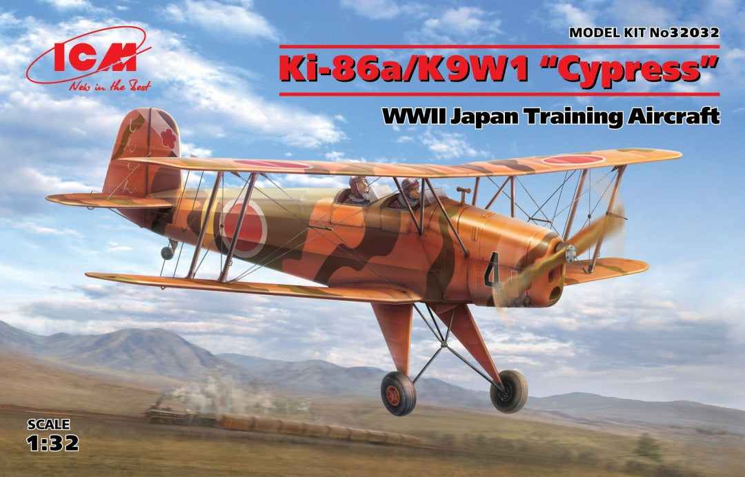 ICM 1/32 Ki-86a/K9W1 "Cypress" WWII Japan Training Aircraft (32032)