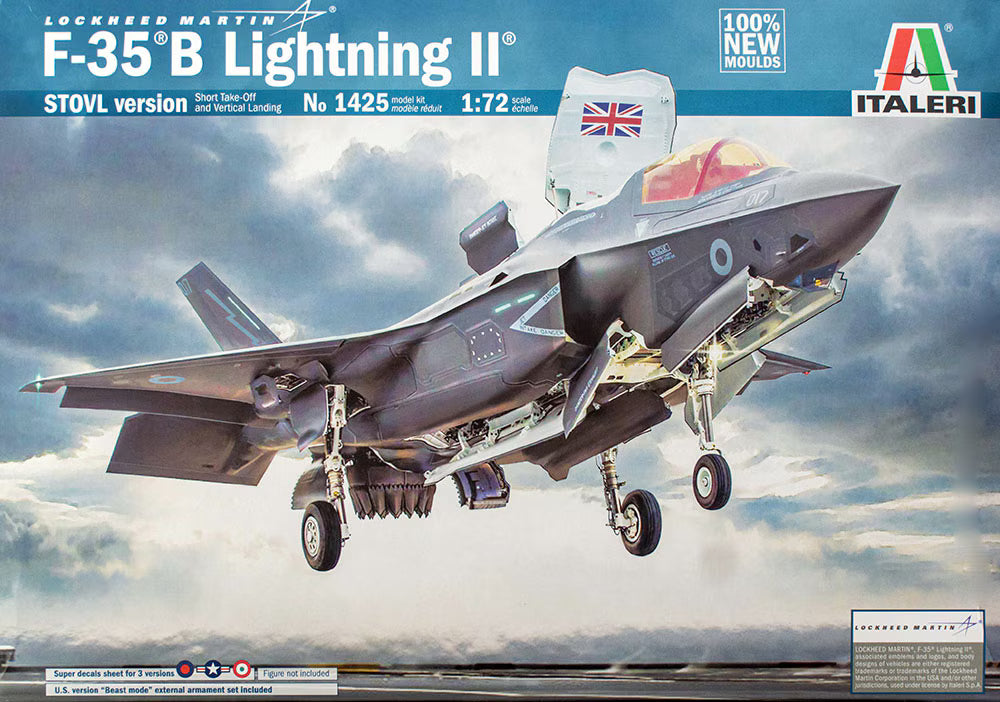 Italeri 1/72 Lockheed Martin F-35B Lightning II STOVL Version (1425)