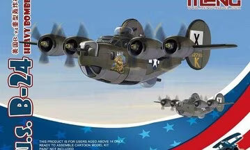 Meng 1/Egg U.S. B-24 Heavy Bomber (mPLANE-006) — New — Cartoon Style, m-PLANE — image 1 of 3