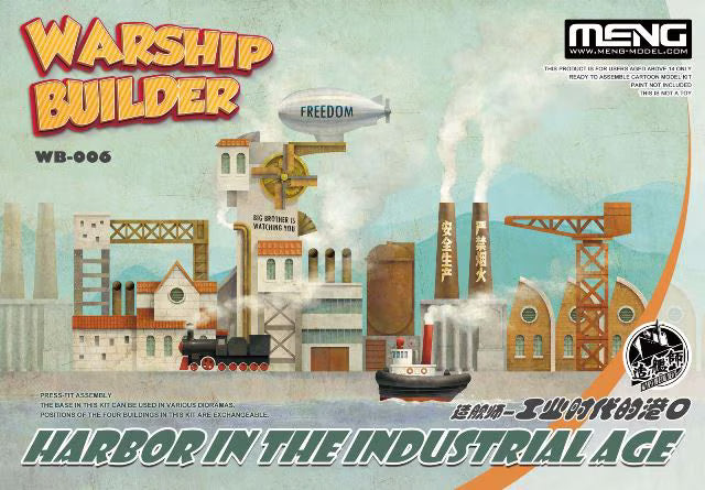 Meng Warship Builder Harbor In The Industrial Age (WB-006)