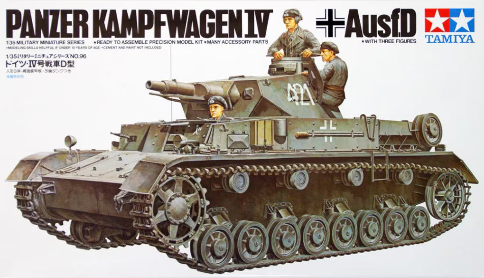 Tamiya 1/35 Panzerkampfwagen IV Ausf.D With Three Figures(35096)