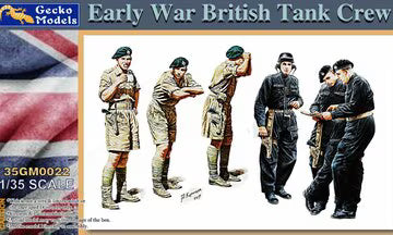 Gecko Models 1/35 Early War British Tank Crew (35GM0022)