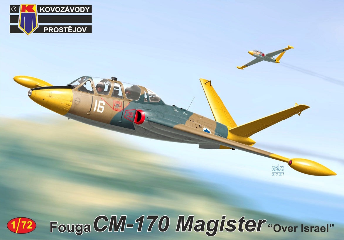 KP Models 1/72 Fouga CM-170 Magister "Over Israel" (KPM0243) — New — Aircraft, cold-war, Military