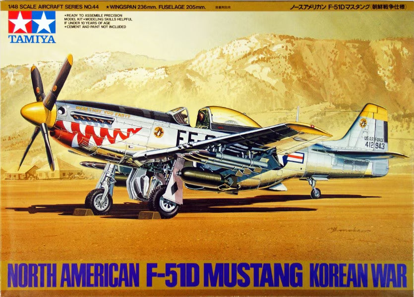 Tamiya 1/48 North American F-51D Mustang Korean War ( 61044)