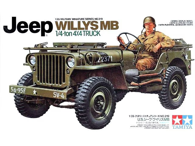 Tamiya 1/35 Jeep Willys MB 1/4ton 4X4 Truck