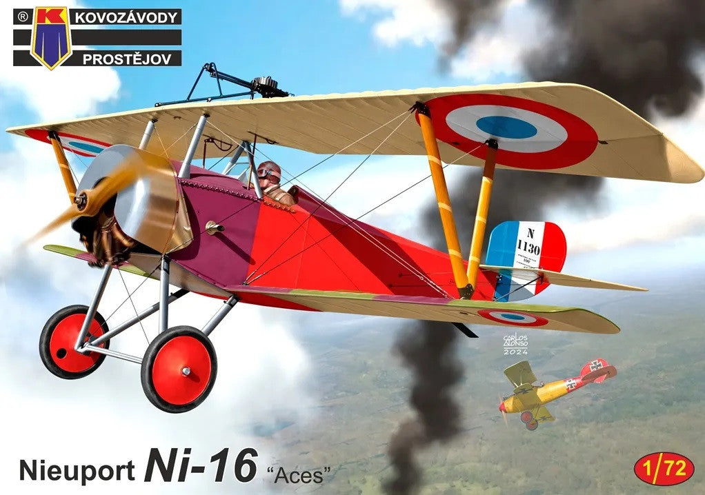 KP Models 1/72 Nieuport Ni-16 "Aces" (KPM0451) — New — Aircraft, Military, WWI