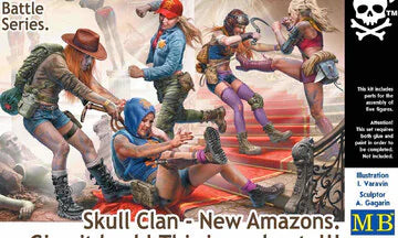 Master Box Ltd 1/35 Desert Battle Series Skull Clan - New Amazons Give it back! This is my booty!!! (MB35202)