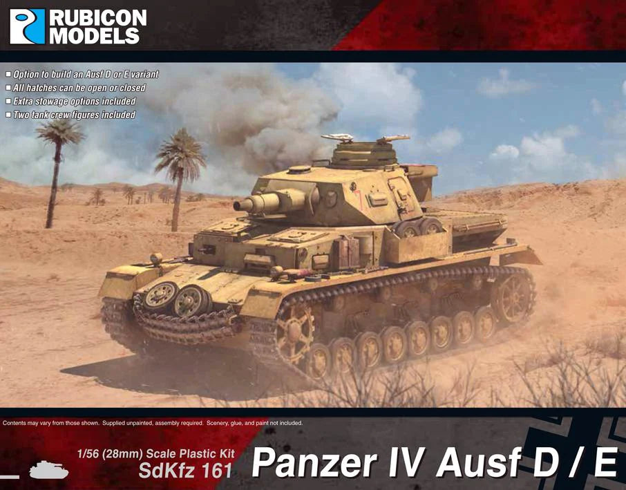 Rubicon Models 1/56  SdKfz 161 Panzer IV Ausf D / E (280076)