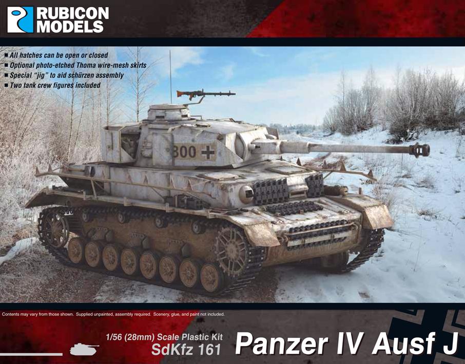 Rubicon Models 1/56 SdKfz 161 Panzer IV Ausf J (280078)