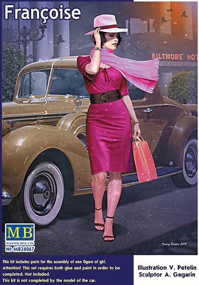 Master Box Ltd 1/24 Françoise (Dangerous Curves Series) (MB24067)