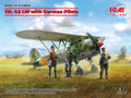 ICM 1/32 Fiat CR.42 LW with German Pilots (32022)