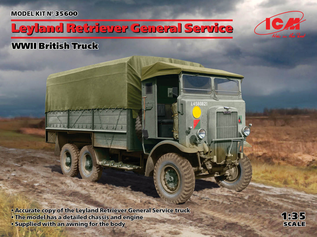 ICM 1/35  Leyland Retriever General Service WWII British Truck (35600)