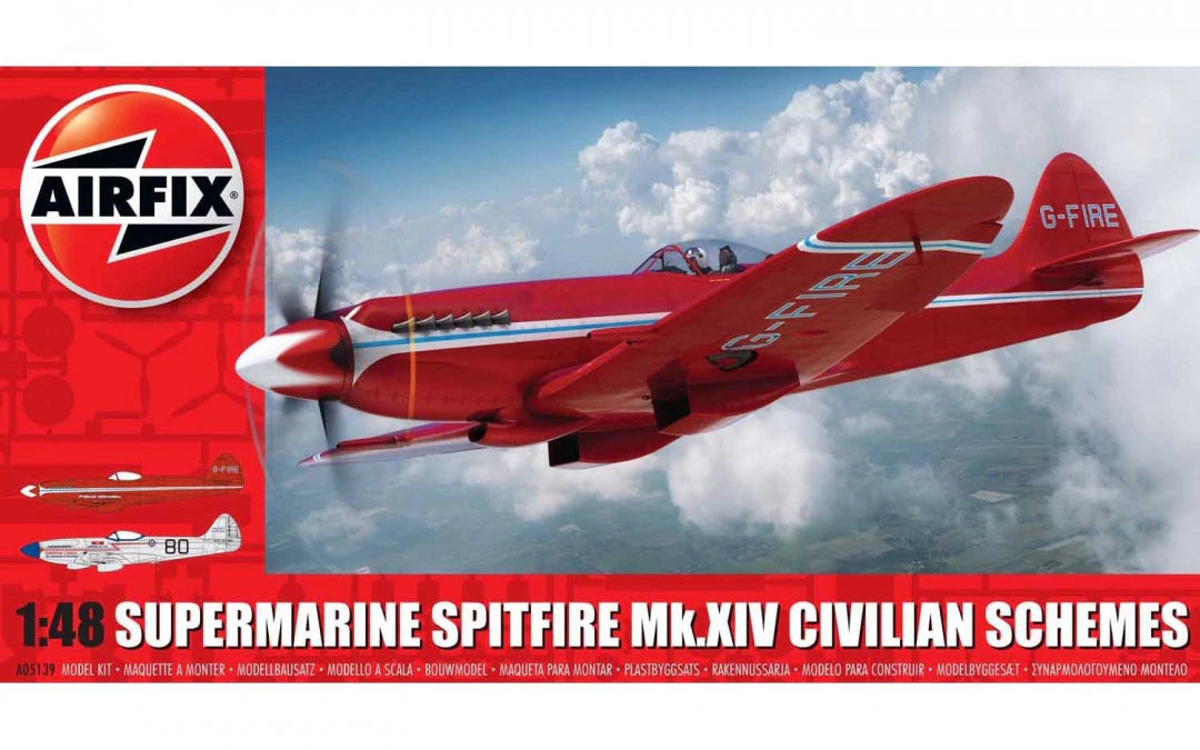 Airfix 1/48 Supermarine Spitfire Mk.XIV Civilian Schemes (A05139)