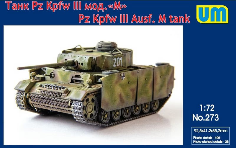 UM 1/72 Pz. Kpfw III Ausf. M tank (273)