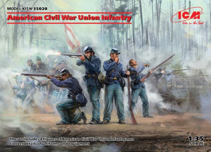 ICM 1/35 American Civil War Union Infantry (35020)