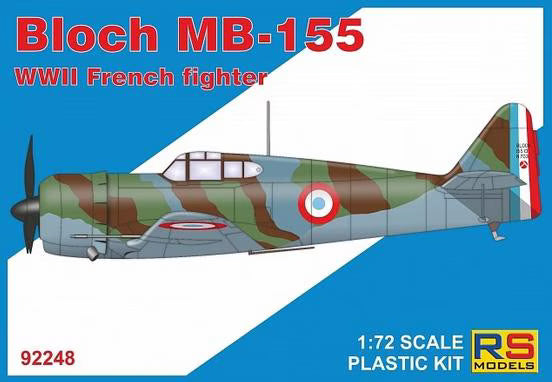 RS Models 1/72 Bloch MB-155 (92248)