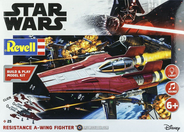 Revell 1/44 Star Wars Resistance A-Wing Fighter Kuat Systems Engineering (06770)