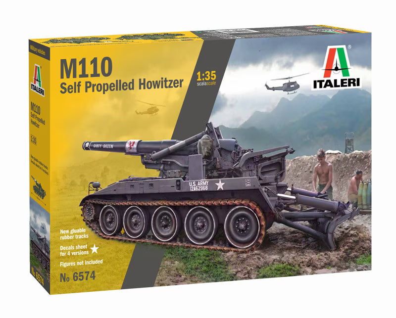 Italeri 1/35 M110 Self Propelled Howitzer (6574)