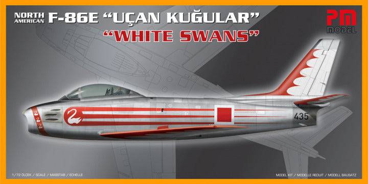 PM Model 1/72 North American F-86E "Uçan Kuğular" - "White Swans" (PM-208)