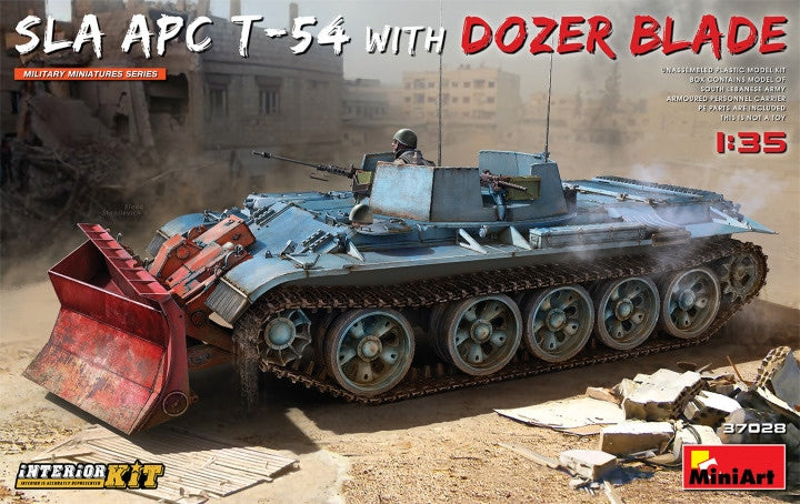 MiniArt 1/35 SLA Heavy APC SLA APC T-54 w/Dozer Blade Interior Kit (37028)