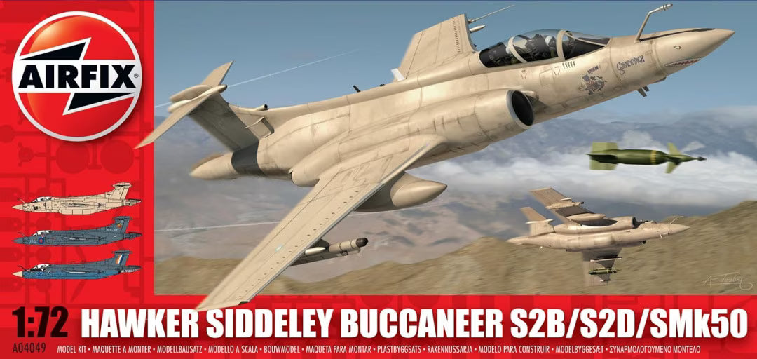 Airfix 1/72 Hawker Siddeley Buccaneer S2B/S2D/SMk50 (A04049)